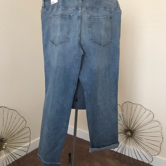 NEW Lane Bryant Mid-Rise Signature Fit Straight Jeans Size 26 - Picture 2 of 3